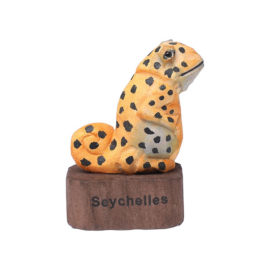Seychelles Tiger Chameleon Wooden Sharpener