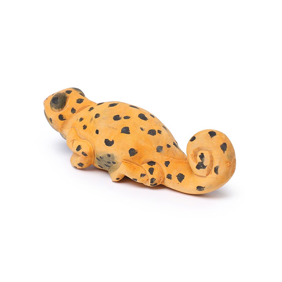 Wooden Carved Seychelles Chameleon