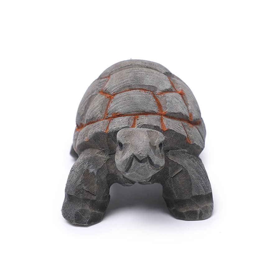 Wooden Carved Seychelles Giant Tortoise